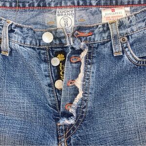 Vintage Lucky Brand super low rise flared jeans